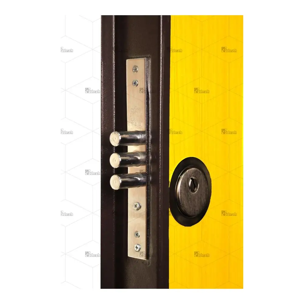 درب ضد سرقت تک لنگه سری لوکس با شیشه تزئینی مدل DZ-250