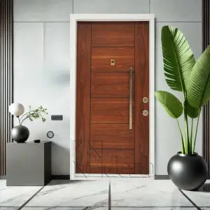 درب ضد سرقت، رنگ چهارچوب و سمت داخل سفید مدل DZ-62