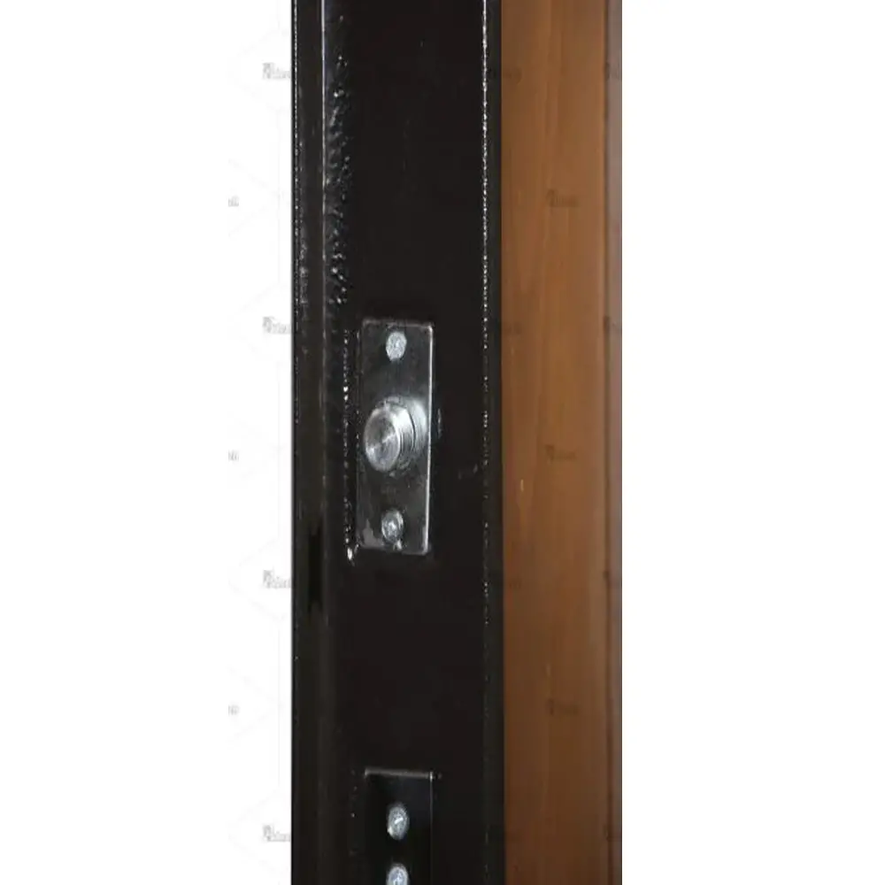 درب ضد سرقت تک لنگه سری لوکس با روکش گردو مدل DZ-88 - Image 4