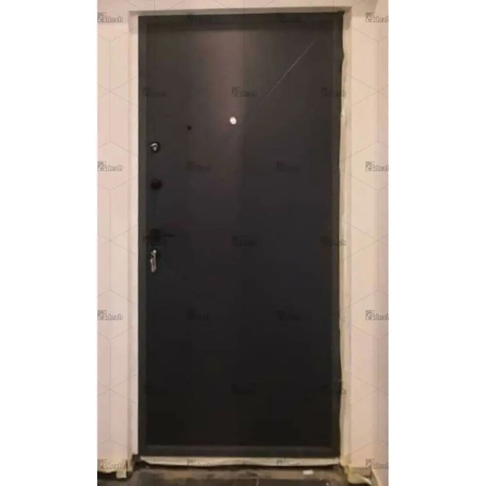 درب ضد سرقت مشکی مدرن سری لوکس تک لنگه مدل DZ-۲۴۲ - Image 5