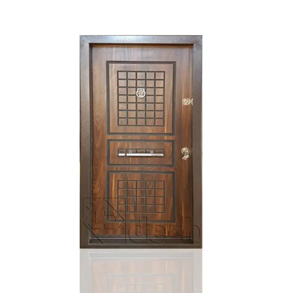 درب ضد سرقت سری اکونومی با روکش پی وی سی مدل dz-137