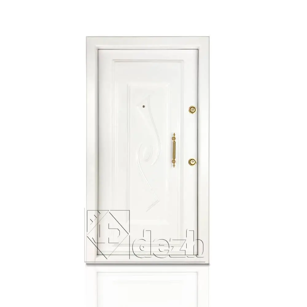 درب ضد سرقت سفید رویه فلز مدل DZ-417