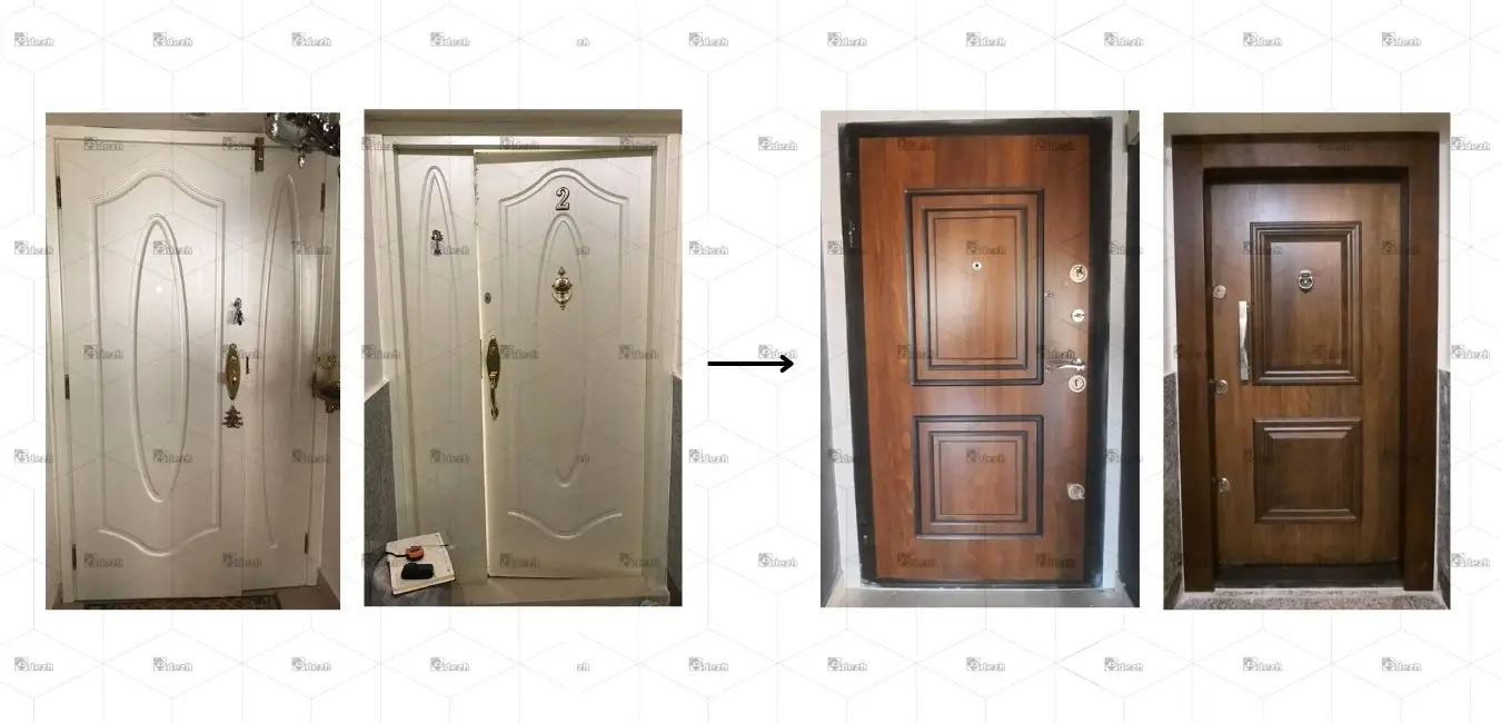 نمونه درب های نصب شده 18 نمونه درب های نصب شده Moharam nezhad نمونه درب های نصب شده