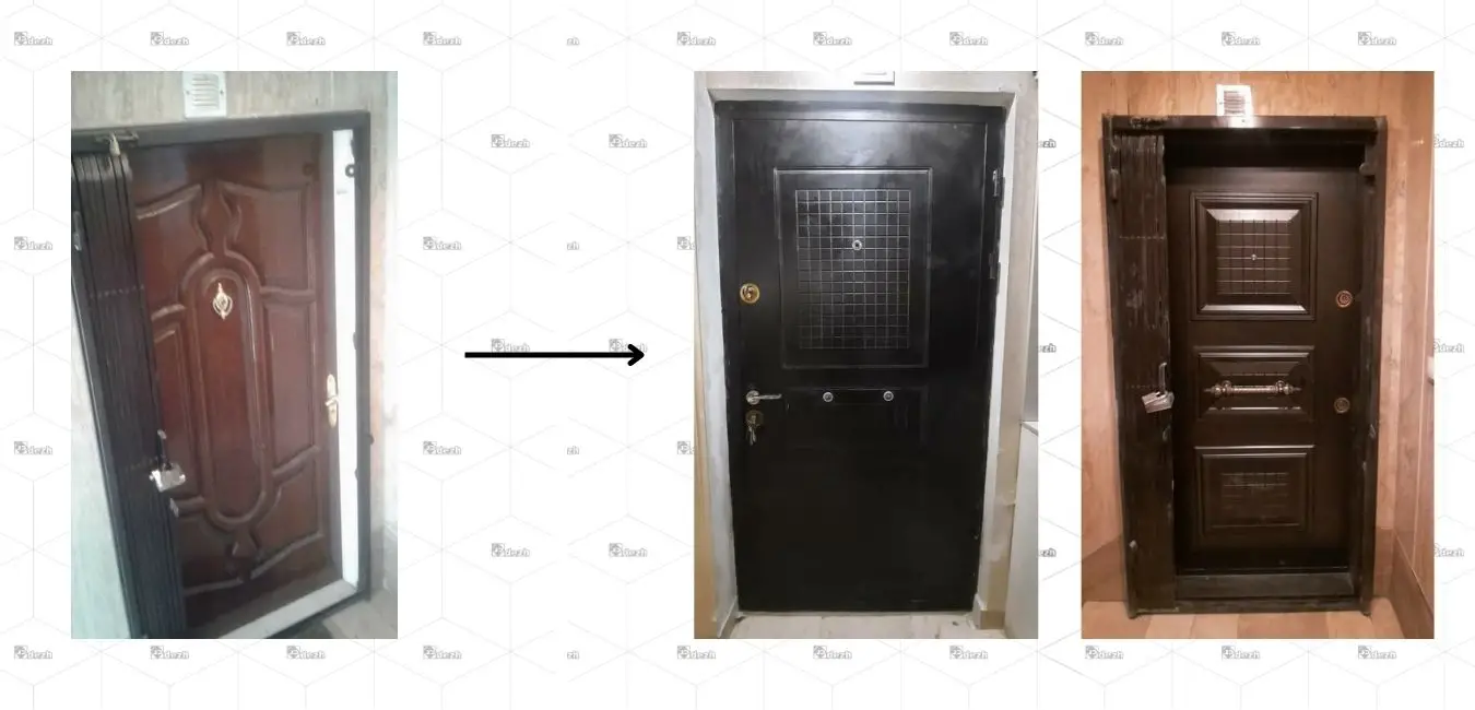 نمونه درب های نصب شده 2 نمونه درب های نصب شده Morshedi نمونه درب های نصب شده