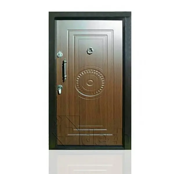 درب ضد سرقت سری اکونومی روکش پی وی سی مدل DZ-168