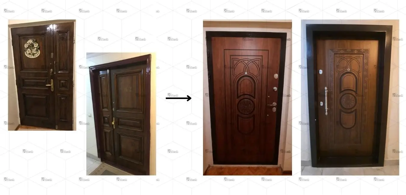 نمونه درب های نصب شده 8 نمونه درب های نصب شده aghaye jabarnia نمونه درب های نصب شده