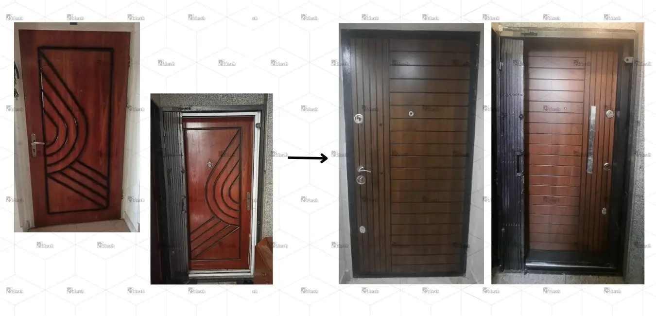 نمونه درب های نصب شده 7 نمونه درب های نصب شده aghaye sarvari z3MHSp2 نمونه درب های نصب شده