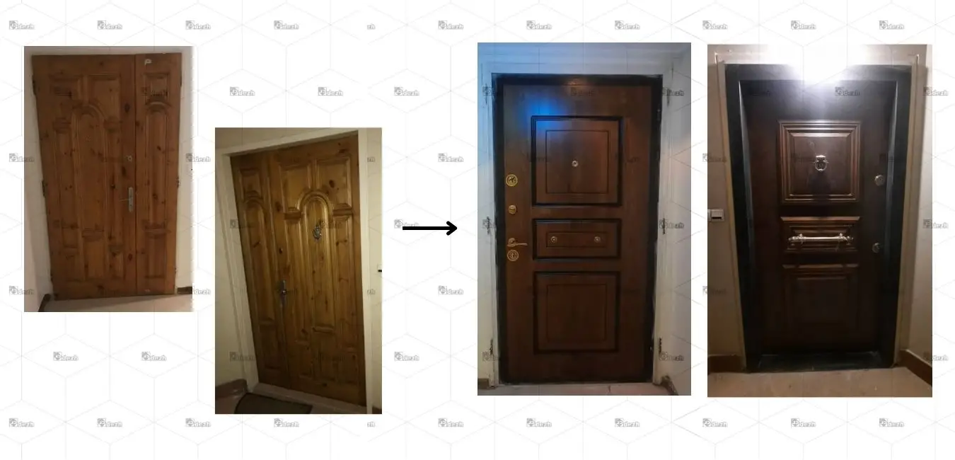 نمونه درب های نصب شده 1 نمونه درب های نصب شده aghaye zolghadri نمونه درب های نصب شده