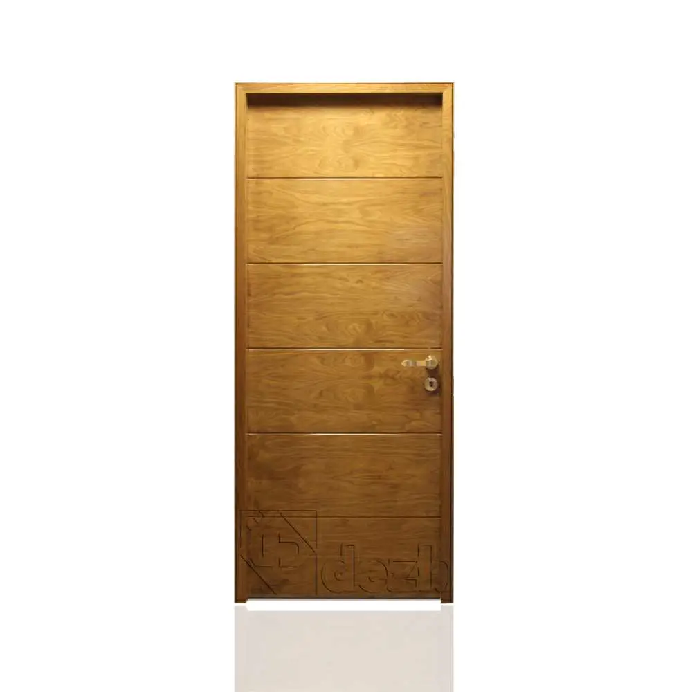 درب اتاقی با روکش طبیعی چوب مدل dm-14