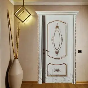 درب اتاقی با روکش طبیعی چوب مدل dm-57