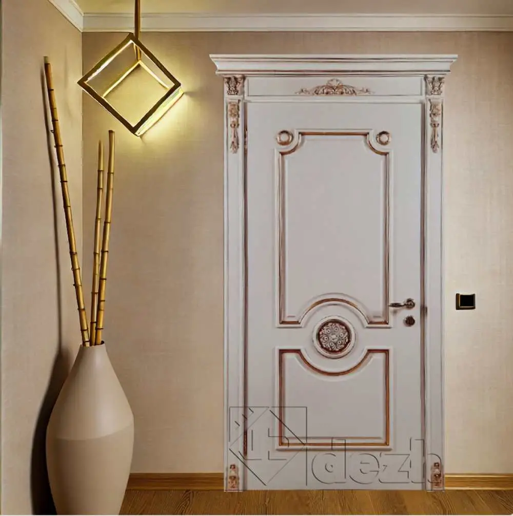 درب اتاقی با روکش طبیعی چوب مدل dm-58