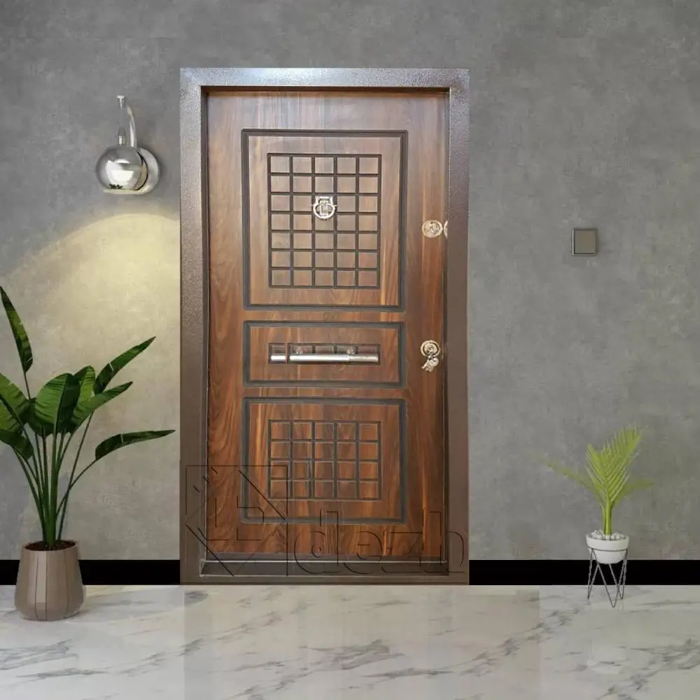 درب ضد سرقت سری اکونومی با روکش پی وی سی مدل dz-137