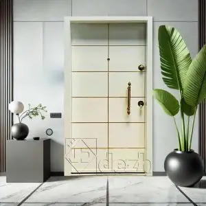 درب ضد سرقت سفید مدل DZ-184