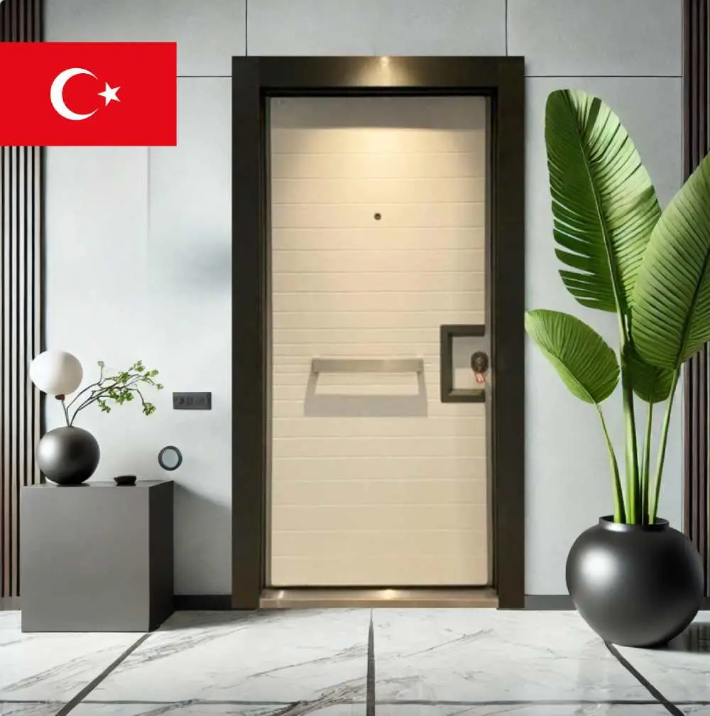 درب ضد سرقت سفید ترکیه ای مدل dz-553