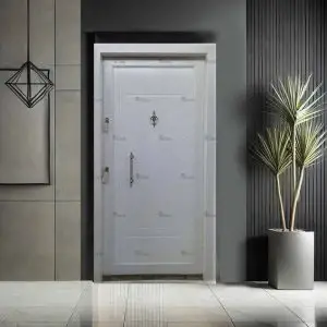 درب ضد سرقت سری درجه یک سفید مدل DZ-80