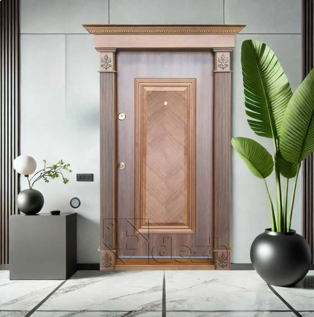 درب ضد سرقت تاج دار لوکس مدل DZ-214