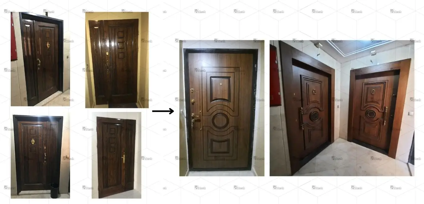 نمونه درب های نصب شده 3 نمونه درب های نصب شده khenasir va nazeri نمونه درب های نصب شده