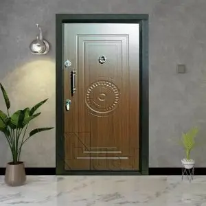 درب ضد سرقت سری اکونومی روکش پی وی سی مدل DZ-168