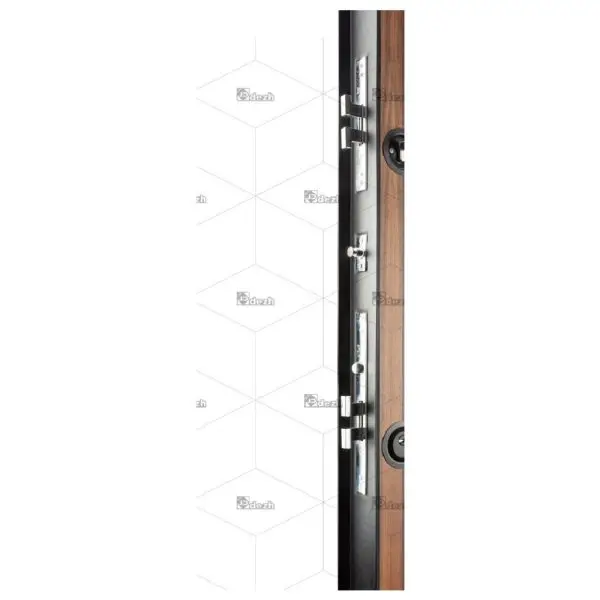 قفل درب ضد سرقت با شیشه دکوراتیو لوکس مدل DZ-205