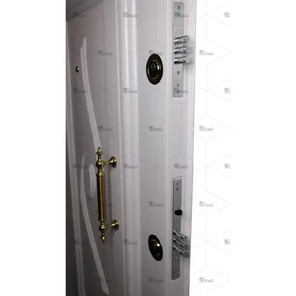 درب ضد سرقت سفید رویه فلز سری درجه یک مدل DZ-117 6 درب ضد سرقت سفید رویه فلز سری درجه یک مدل DZ-117 قفل مرکزی و دستگیره درب ضد سرقت سفید رویه فلز سری درجه یک مدل DZ-117