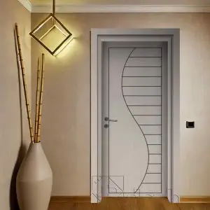 درب اتاقی تمام ضد آب از جنس پلی وود مدل dm-112