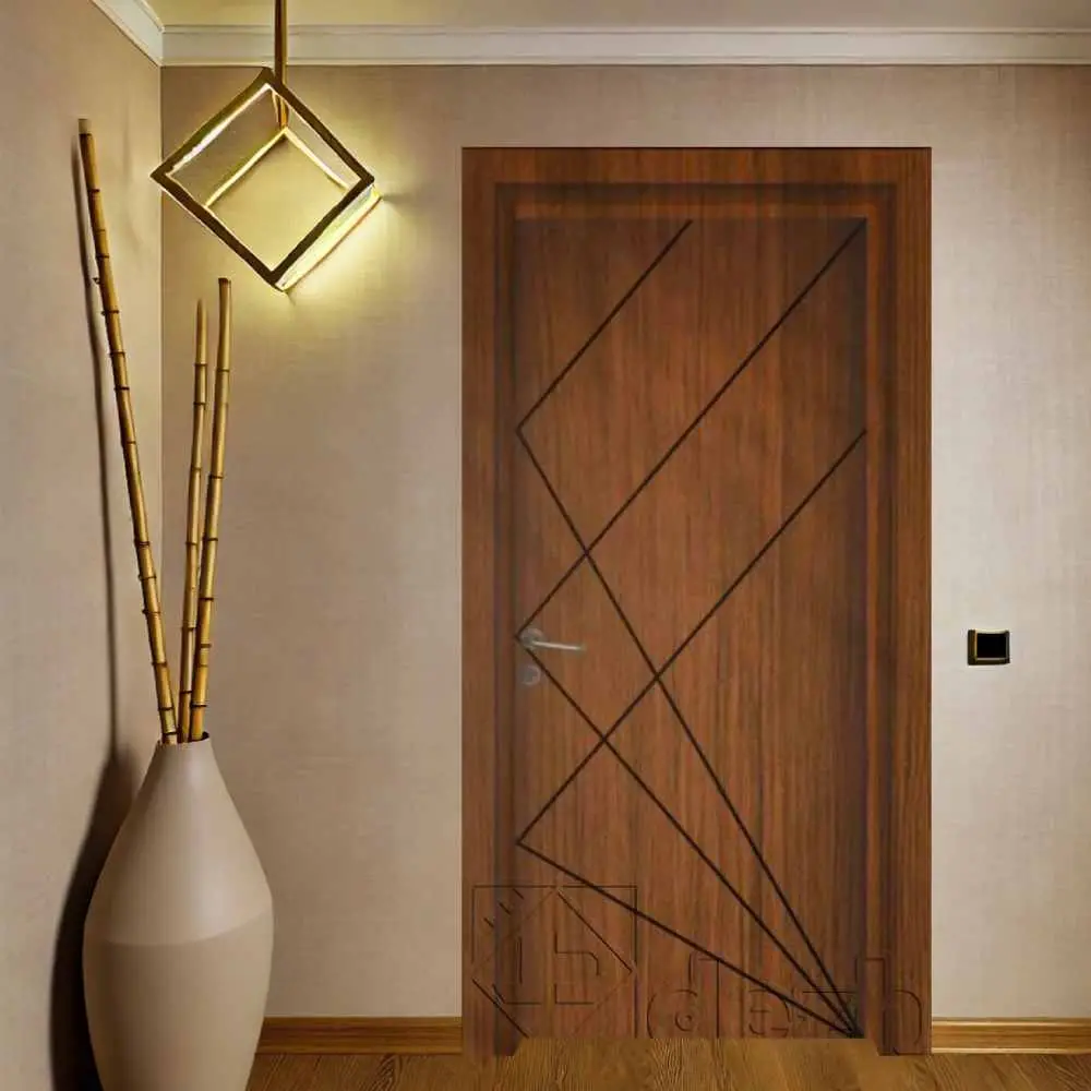 درب اتاقی تمام ضد آب از جنس پلی وود مدل dm-123