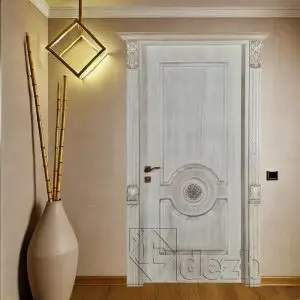 درب اتاقی با روکش طبیعی چوب مدل dm-59