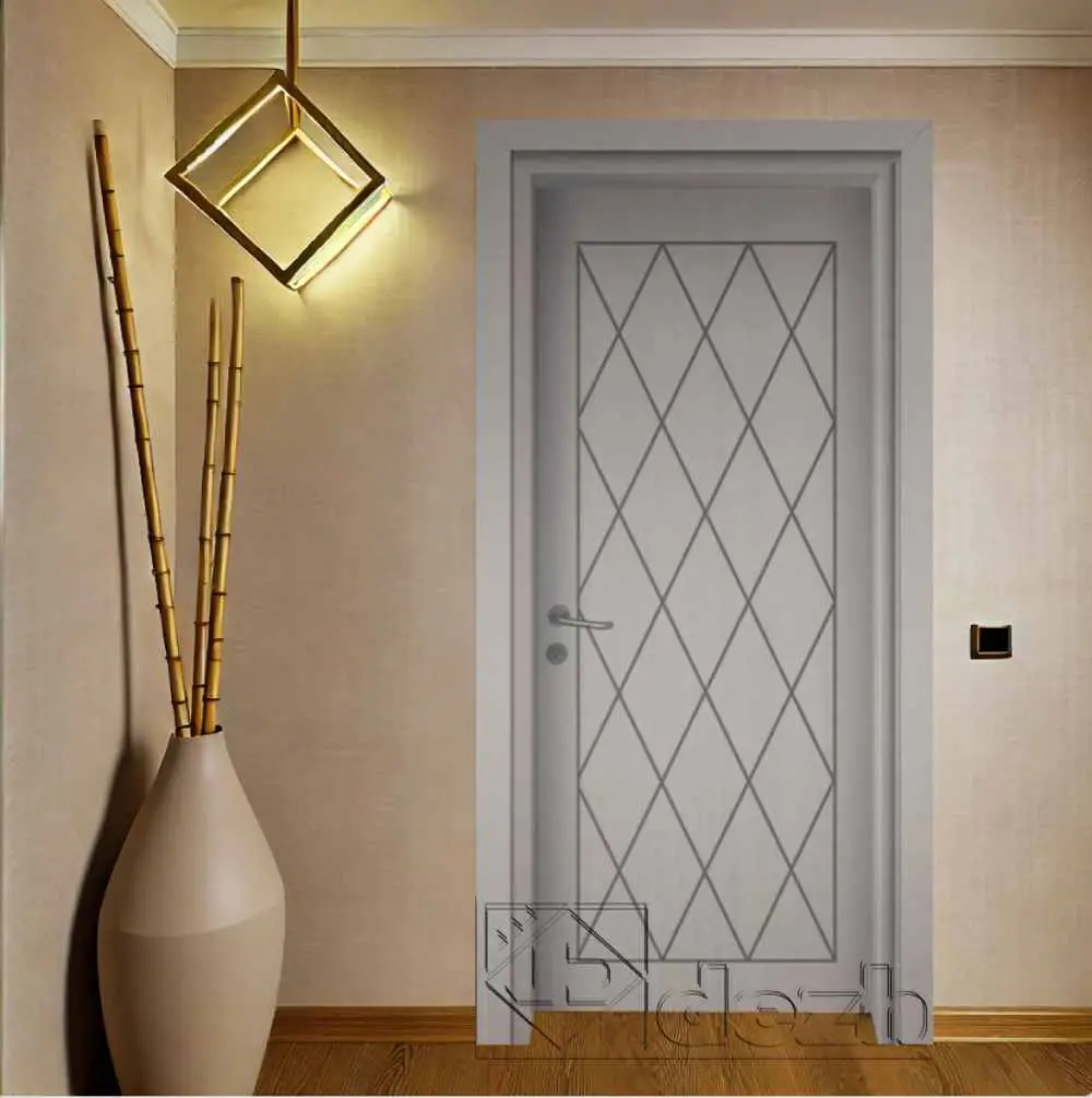 درب اتاقی تمام ضد آب از جنس پلی وود مدل dm-124