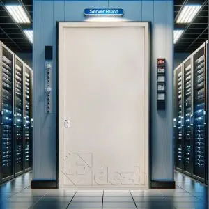 درب اتاق سرور با عایق داخلی پشم سنگ مدل DZ-389