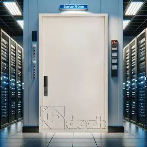 درب اتاق سرور با عایق داخلی پشم سنگ مدل DZ-371