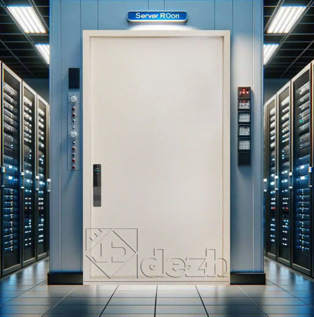 درب اتاق سرور با عایق داخلی پشم سنگ مدل DZ-371