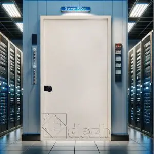 درب اتاق سرور با عایق داخلی پشم سنگ مدل DZ-373