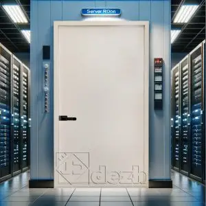 درب اتاق سرور با عایق داخلی پشم سنگ مدل DZ-374