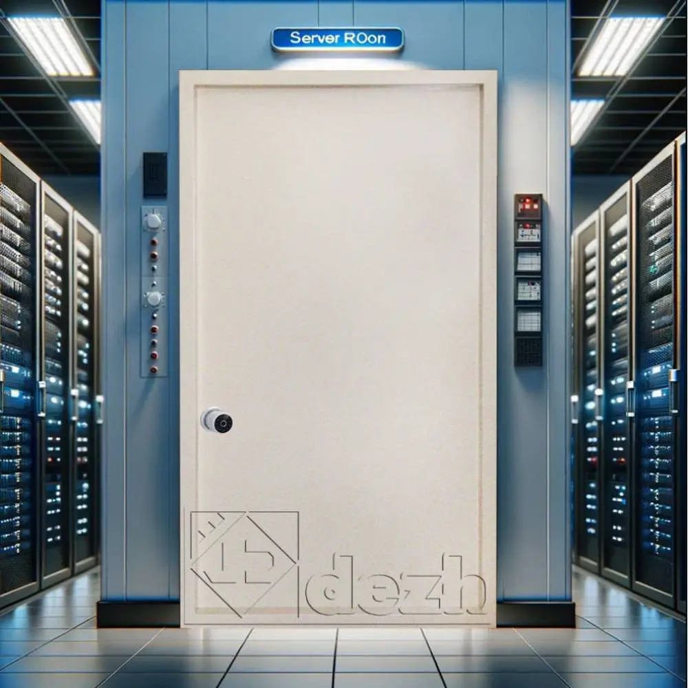 درب اتاق سرور با عایق داخلی پشم سنگ مدل DZ-378