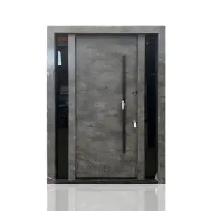 درب ضد سرقت سری لوکس لابی با شیشه تزیینی مدل DZ-1301