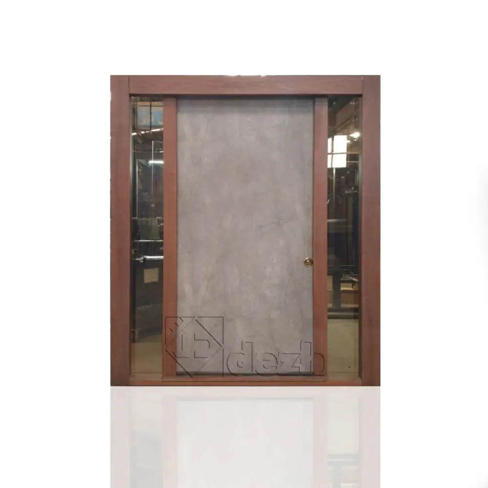 درب ضد سرقت سری لوکس لابی با شیشه تزیینی مدل DZ-1306