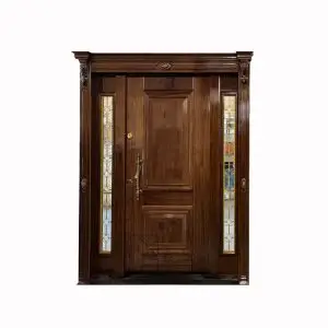 درب ضد سرقت سری لوکس لابی با شیشه تزیینی مدل DZ-1309