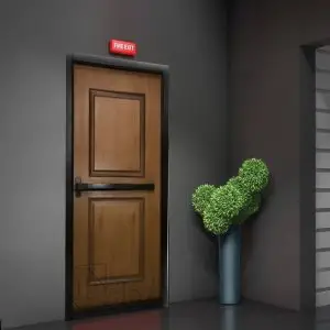 درب ضد حریق با تاییدیه سازمان آتش نشانی مدل DZ-141