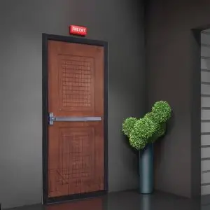 درب ضد حریق با تاییدیه سازمان آتش نشانی مدل DZ-159