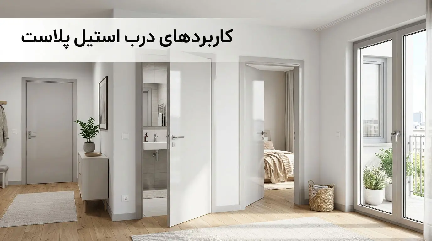  کاربردهای درب استیل پلاست