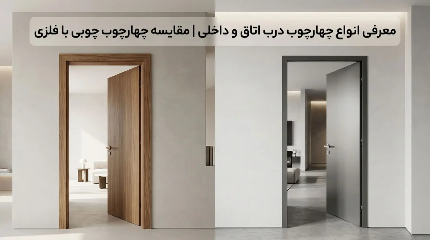 معرفی انواع چهارچوب درب اتاق و داخلی