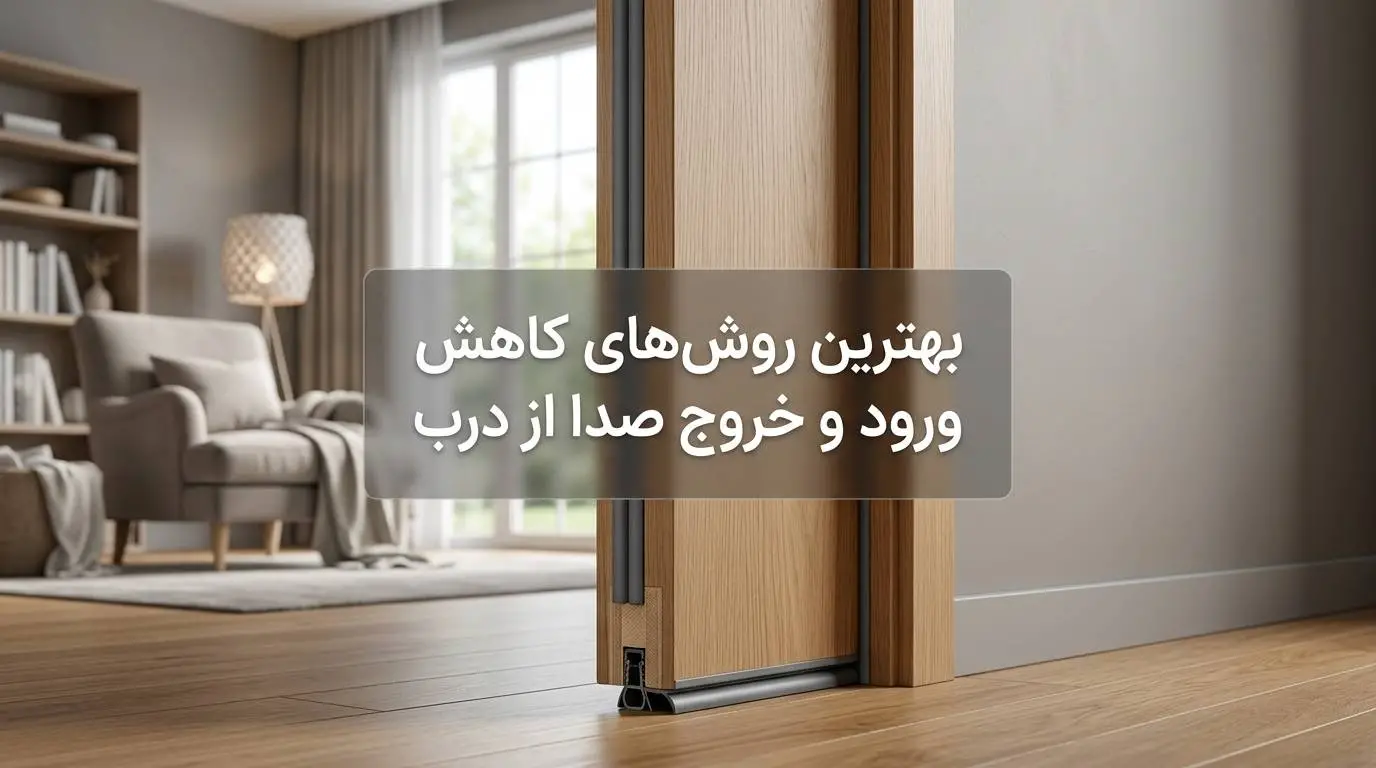 بهترین روش‌های کاهش ورود و خروج صدا از درب