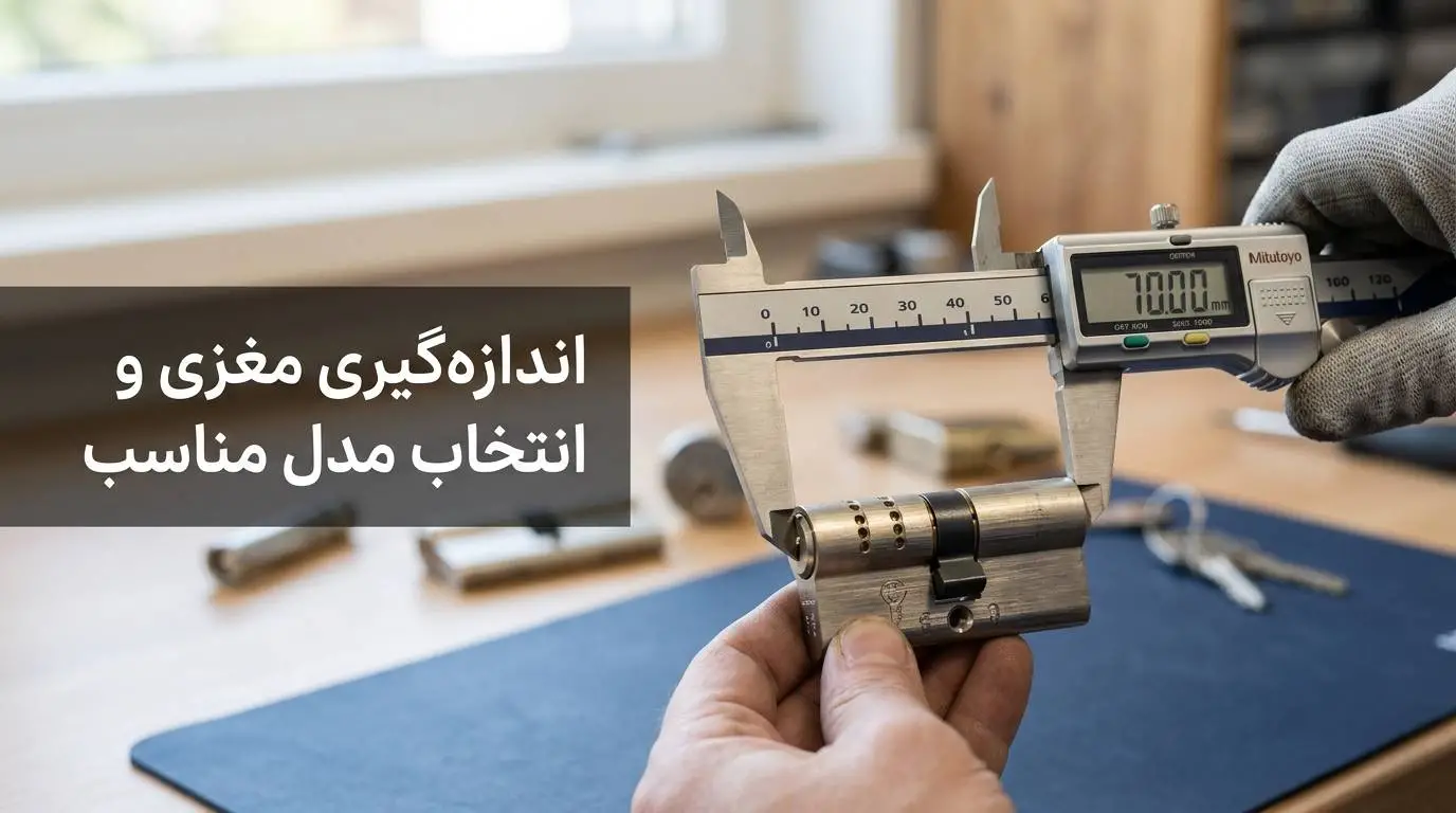 2432 تعویض مغزی قفل درب ضد سرقت؛ آموزش گام به گام + تصویر
