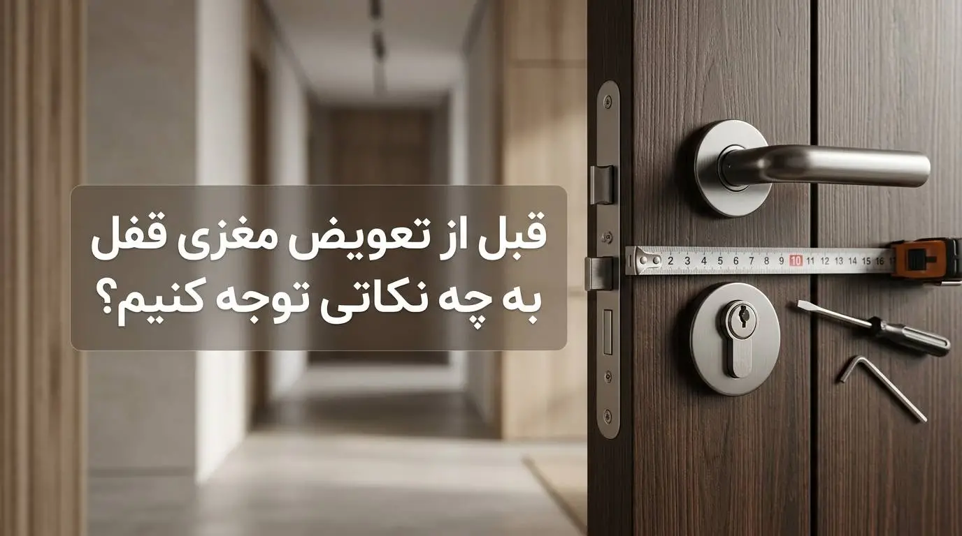 قبل از تعویض مغزی قفل به چه نکاتی توجه کنیم؟