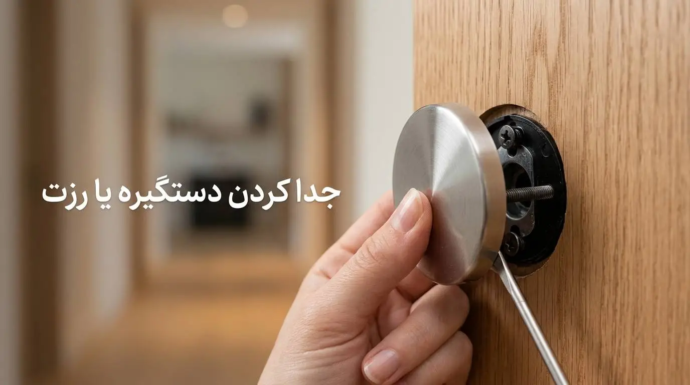 4545 تعویض مغزی قفل درب ضد سرقت؛ آموزش گام به گام + تصویر