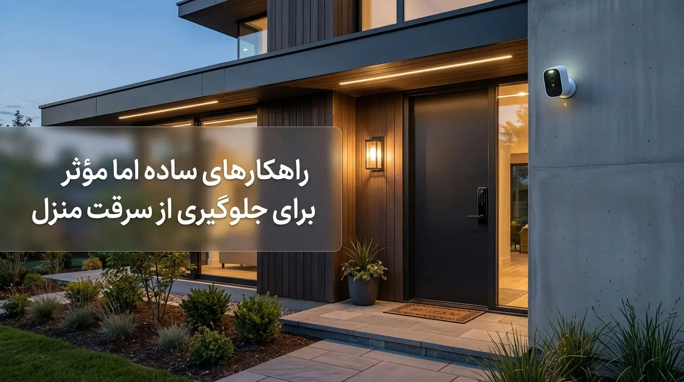 راهکارهای ساده اما مؤثر برای جلوگیری از سرقت منزل