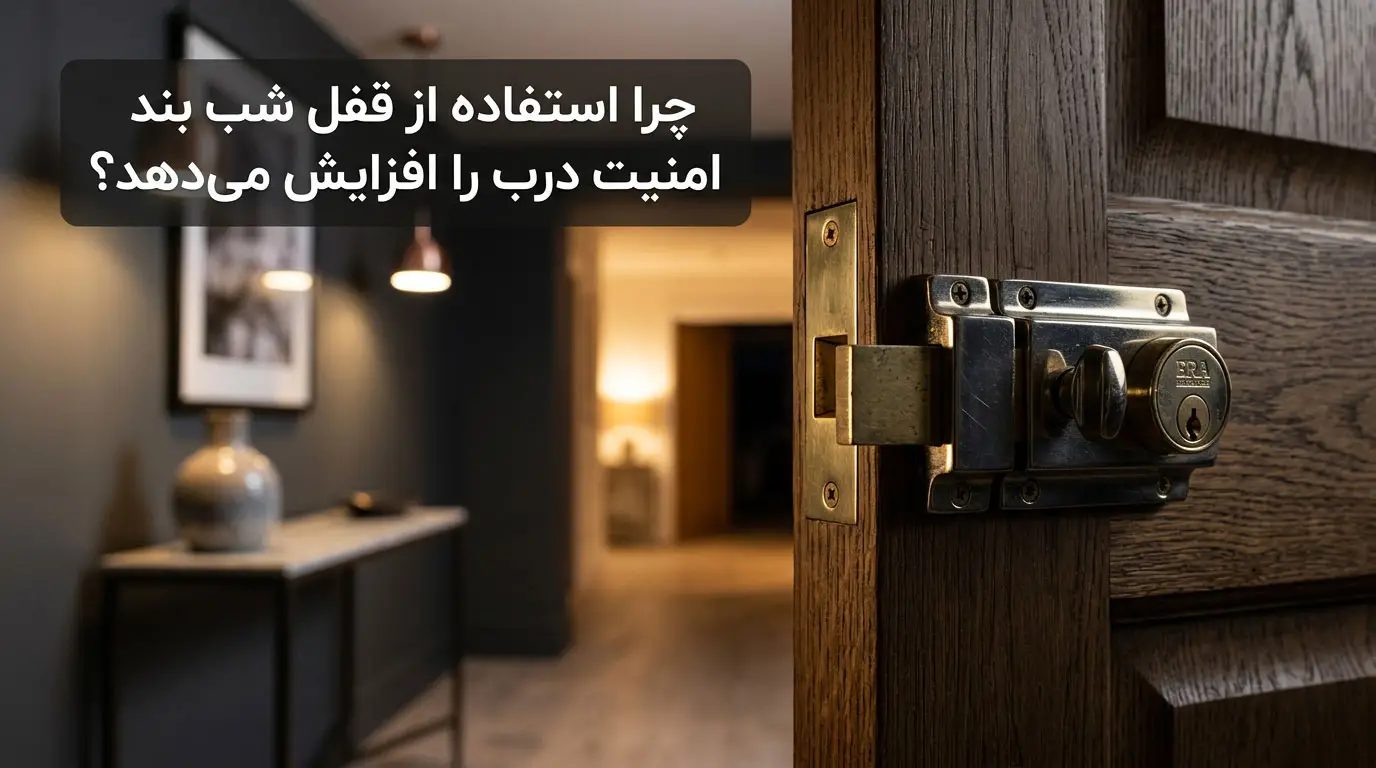 چرا استفاده از قفل شب بند امنیت درب را افزایش می‌دهد؟